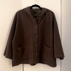 Eileen Fisher 100% Wool Coat